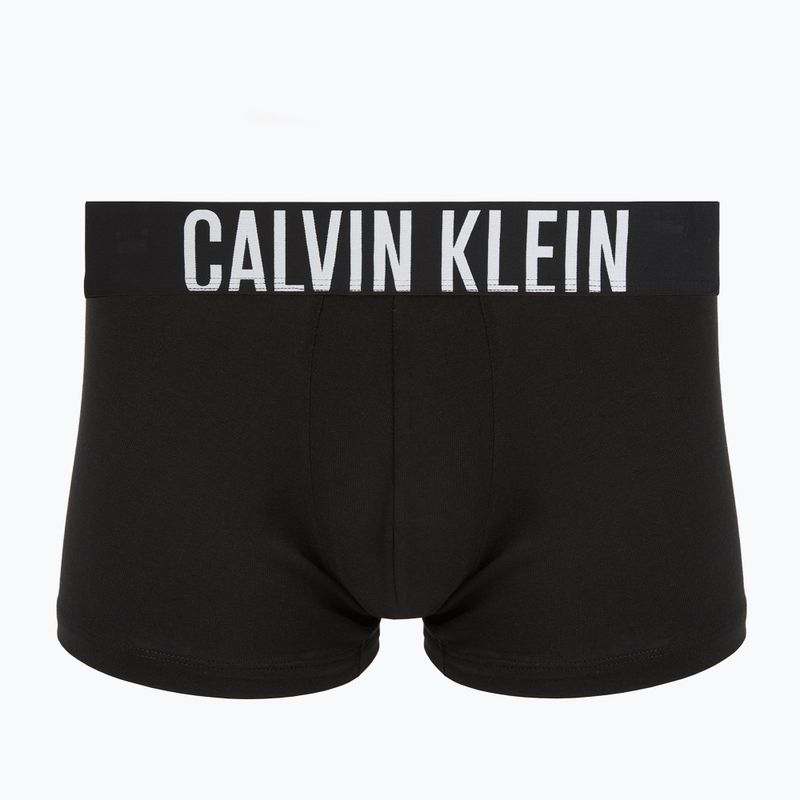 Мъжки боксерки Calvin Klein 000NB3608A Trunk 3 pairs black with harbor mist logo/ black with 2