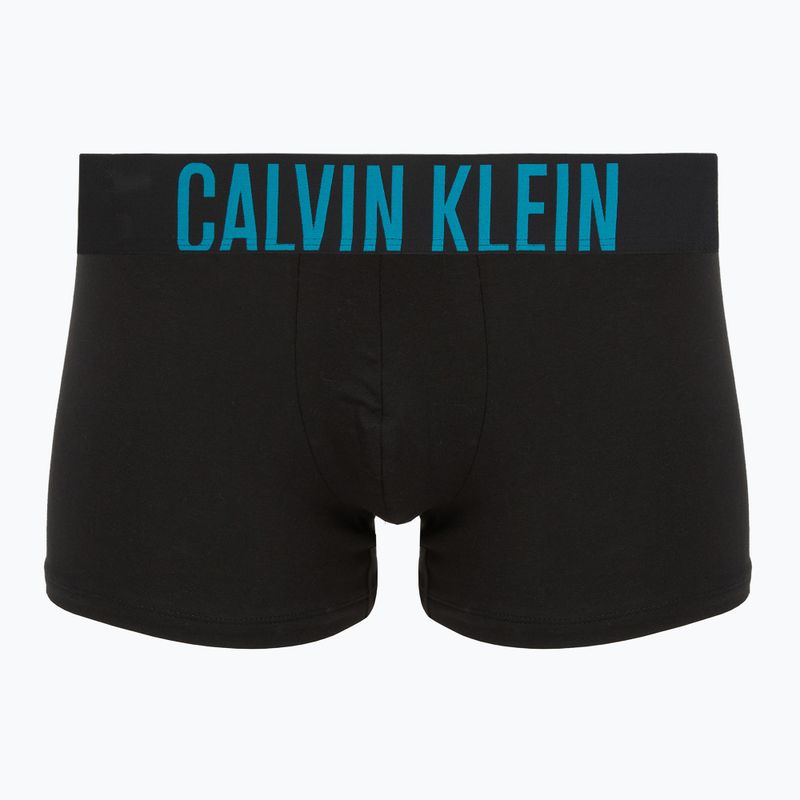 Мъжки боксерки Calvin Klein 000NB3608A Trunk 3 чифта black w/oatmeal logo/black w/age 3