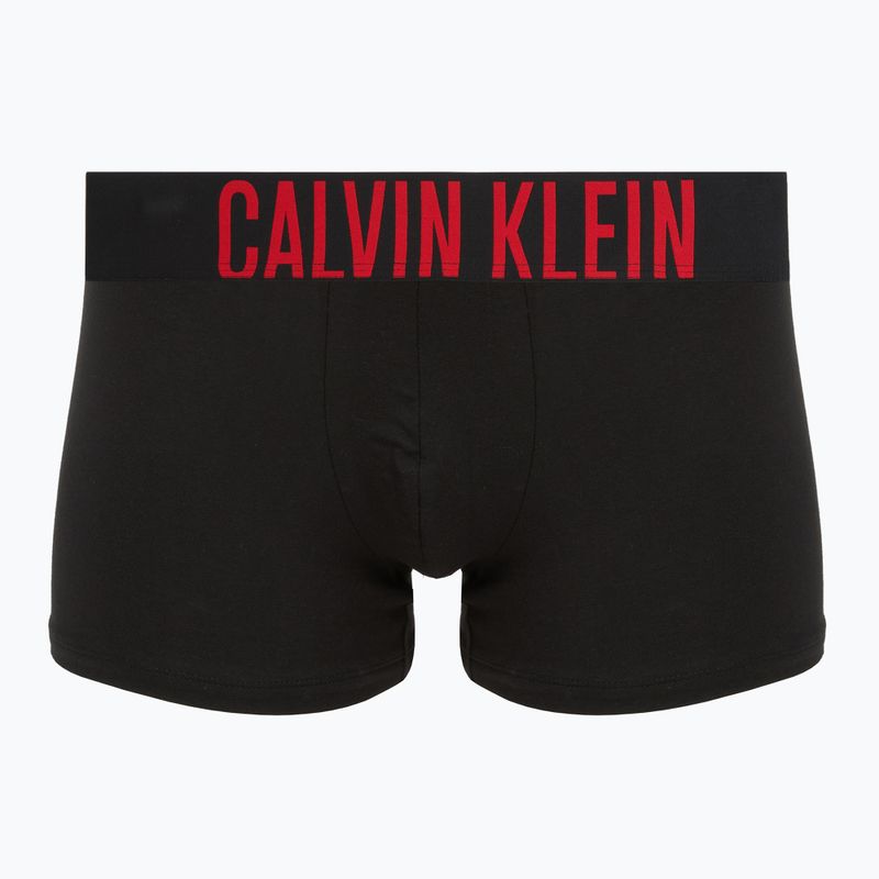 Мъжки боксерки Calvin Klein 000NB3608A Trunk 3 чифта black w/oatmeal logo/black w/age 4
