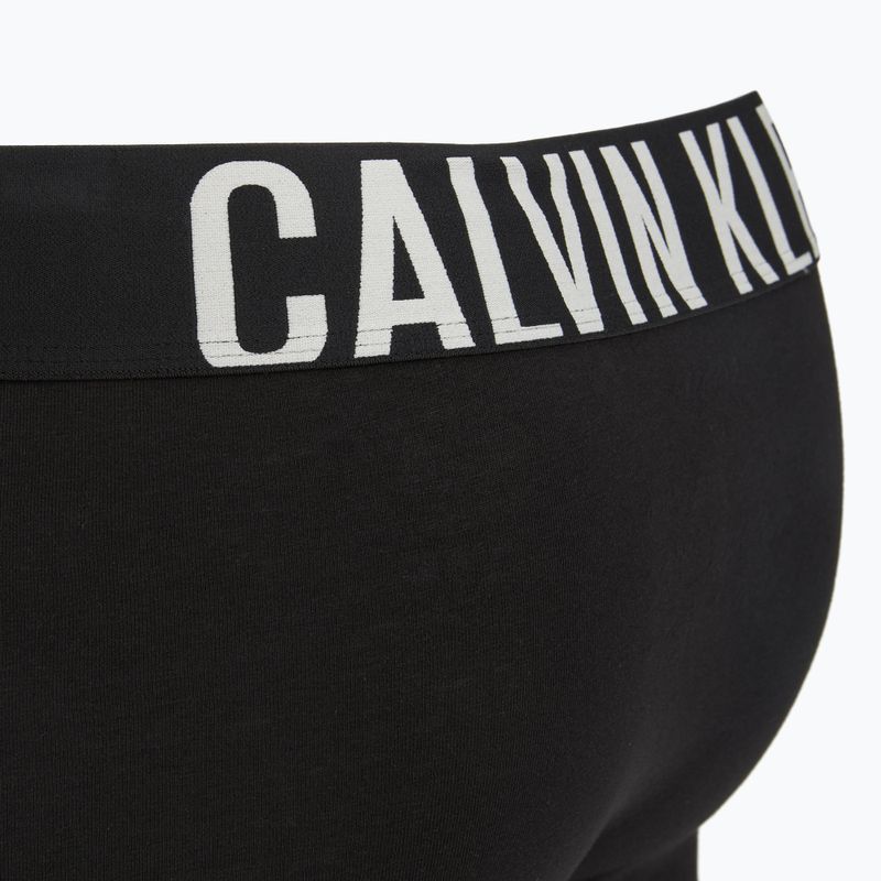 Мъжки боксерки Calvin Klein 000NB3608A Trunk 3 чифта black w/oatmeal logo/black w/age 6