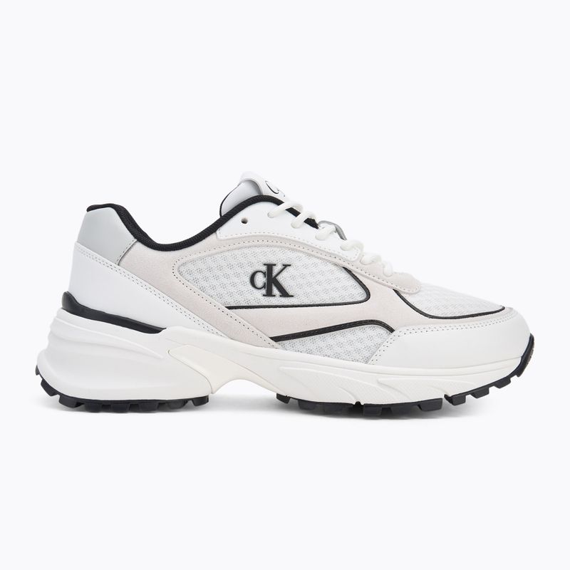 Мъжки обувки Calvin Klein YM0YM01379 Hike Runner Mesh MIX bright white/black 2