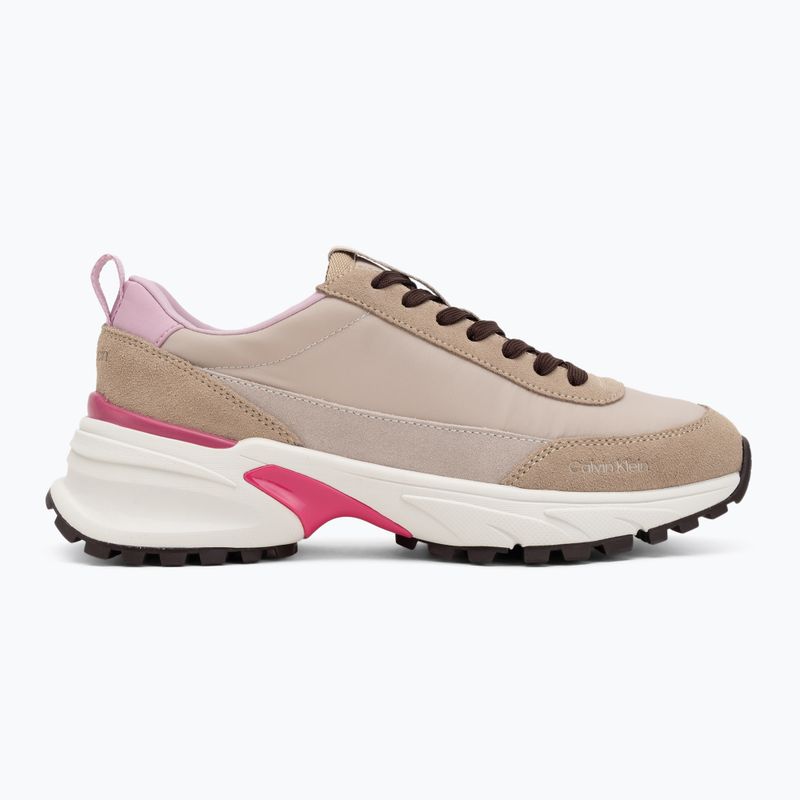 Дамски обувки Calvin Klein YW0YW02075 Hike Runner MG Nylon Mix chateau/silver mink/pink 2