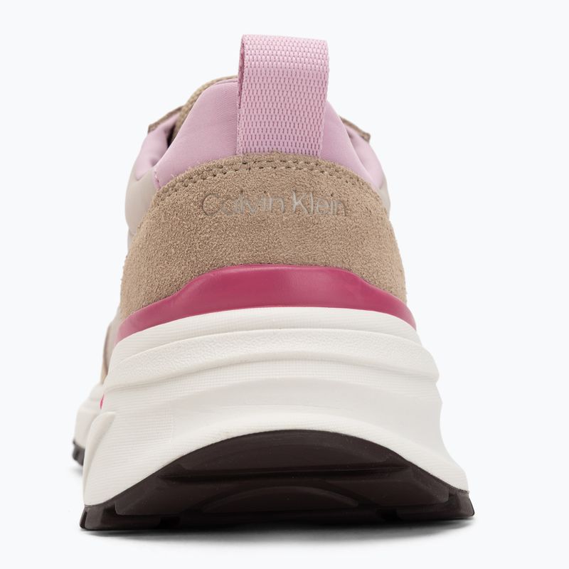 Дамски обувки Calvin Klein YW0YW02075 Hike Runner MG Nylon Mix chateau/silver mink/pink 6