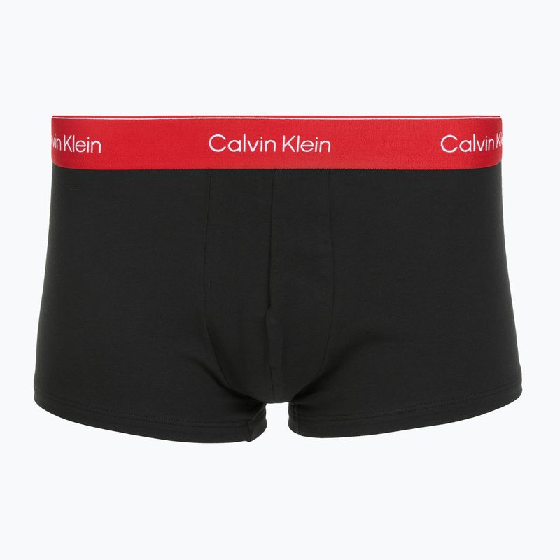Боксерки Calvin Klein LV00NB4389 Low Rise Trunk 3 чифта black/adrenaline rush/white/black 3
