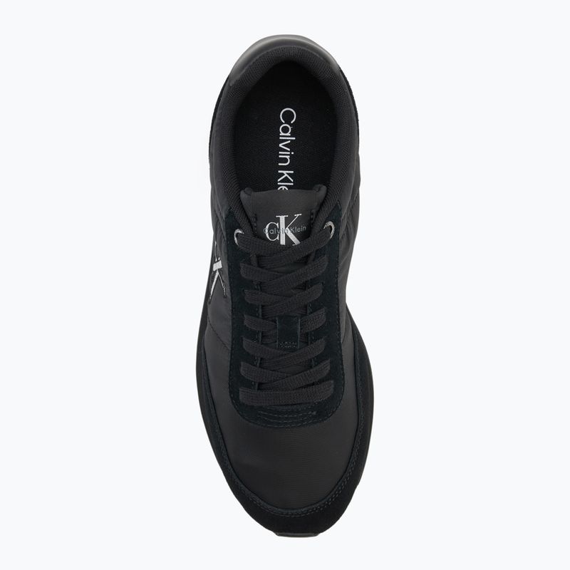 Мъжки обувки Calvin Klein YM0YM01361 Retro Runner Essential MIX MAT triple black 5