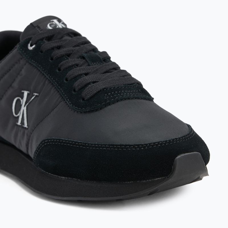Мъжки обувки Calvin Klein YM0YM01361 Retro Runner Essential MIX MAT triple black 7