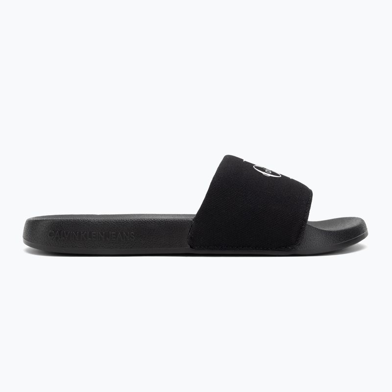 Дамски чехли Calvin Klein YW0YW01967 Monogram Logo 0GM black/bright white 2