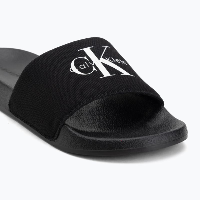 Дамски чехли Calvin Klein YW0YW01967 Monogram Logo 0GM black/bright white 7