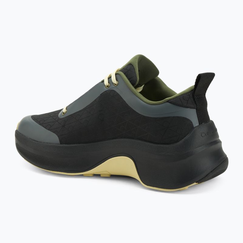 Мъжки обувки Calvin Klein YM0YM01456 Chunky Runner Lace Up Mix Aop black/medieval forest/coal/lime 3
