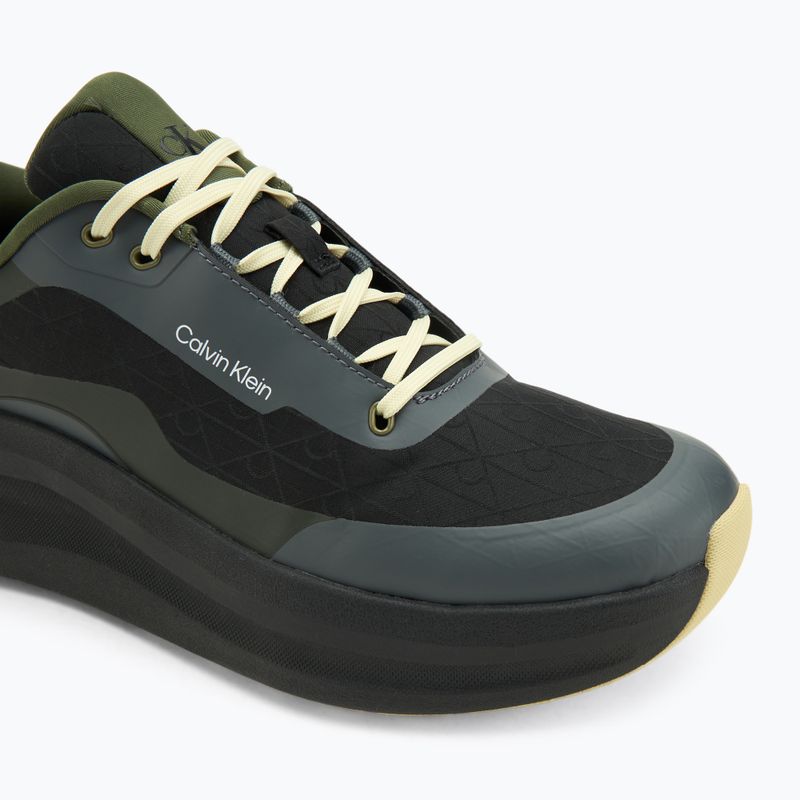 Мъжки обувки Calvin Klein YM0YM01456 Chunky Runner Lace Up Mix Aop black/medieval forest/coal/lime 7