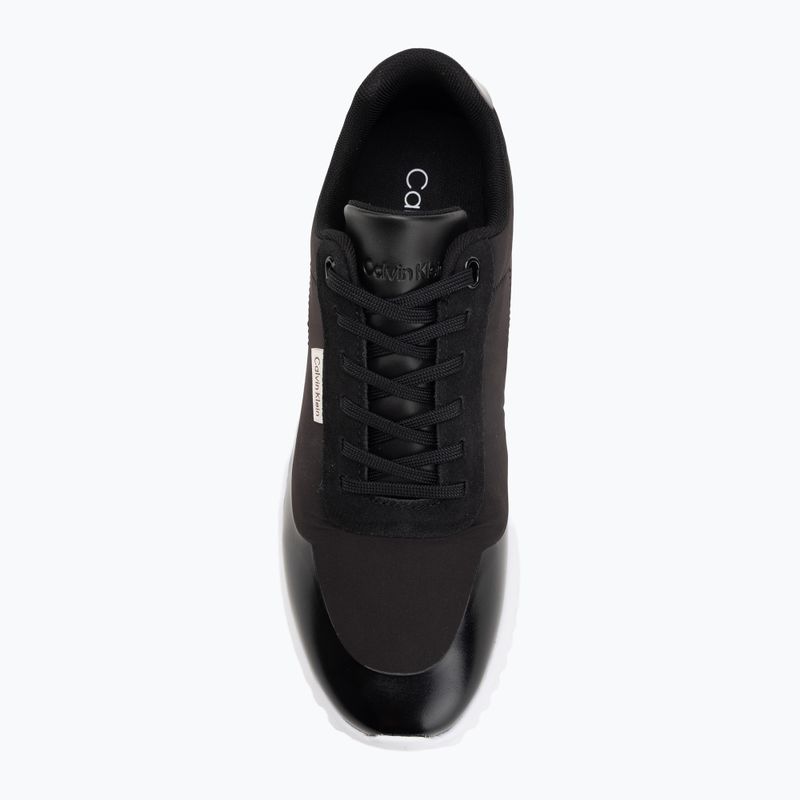Дамски обувки Calvin Klein YW0YW02016 Eva Runner Lace Up Mat Mix 0GN black/gun metal 5