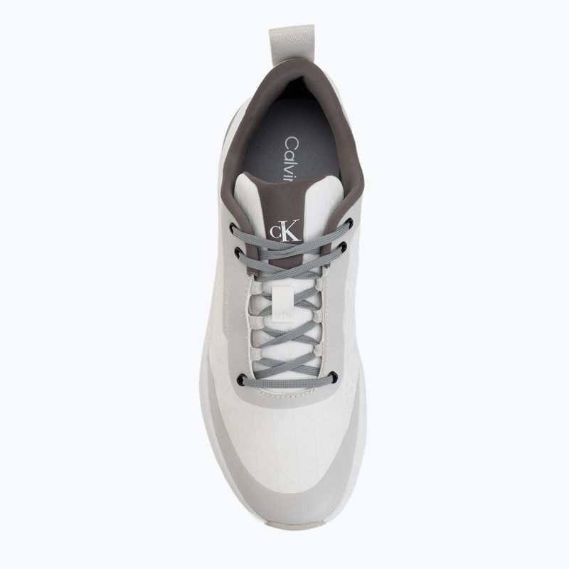 Мъжки обувки Calvin Klein Chunky Runner Laceup Mix Aop white/granite road/granite gray 5