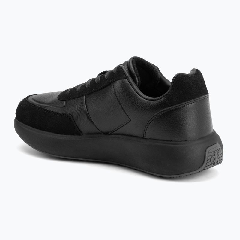 Мъжки обувки Calvin Klein HM0HM02033 City Runner Laceup Tape Leather triple black 3