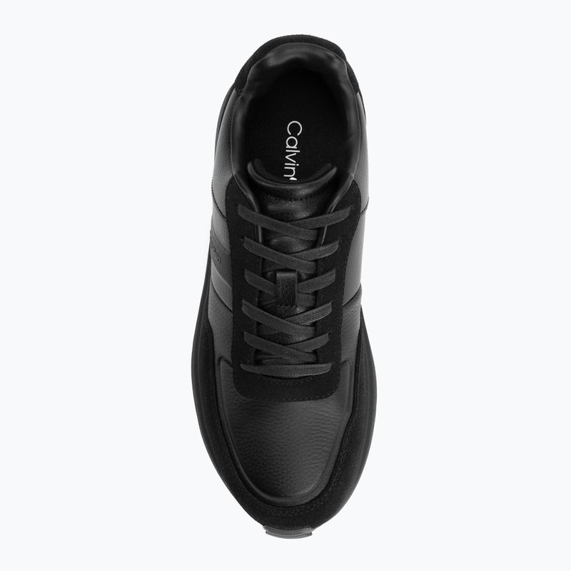 Мъжки обувки Calvin Klein HM0HM02033 City Runner Laceup Tape Leather triple black 5