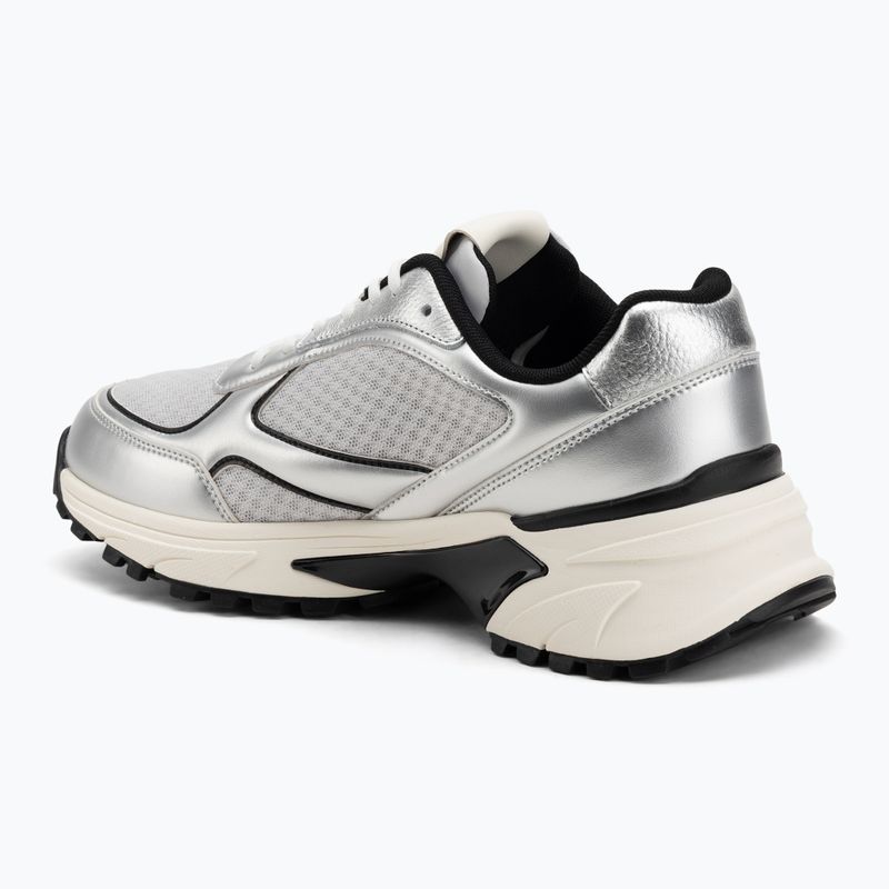 Мъжки обувки Calvin Klein YM0YM01402 Hike Runner Laceup Mesh Mix silver/black/marshmallow 3