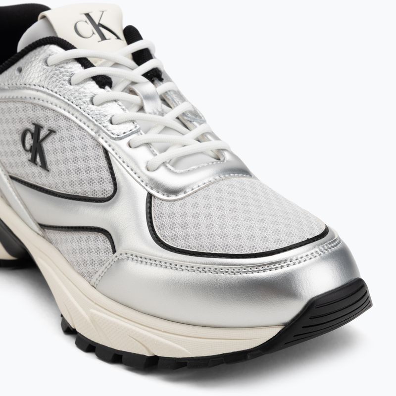 Мъжки обувки Calvin Klein YM0YM01402 Hike Runner Laceup Mesh Mix silver/black/marshmallow 7