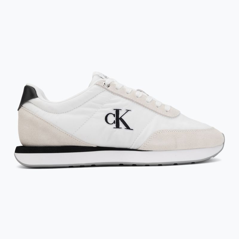 Дамски обувки Calvin Klein YW0YW01990 Retro Runner Lace Up Nylon MG bright white/black 2