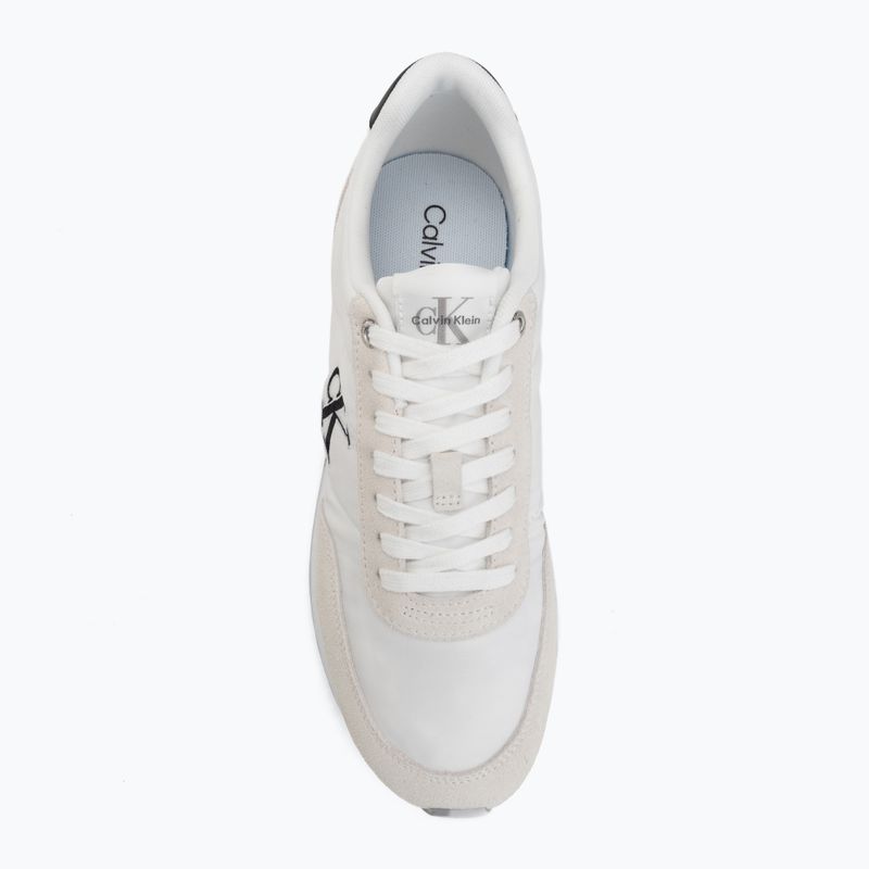 Дамски обувки Calvin Klein YW0YW01990 Retro Runner Lace Up Nylon MG bright white/black 5