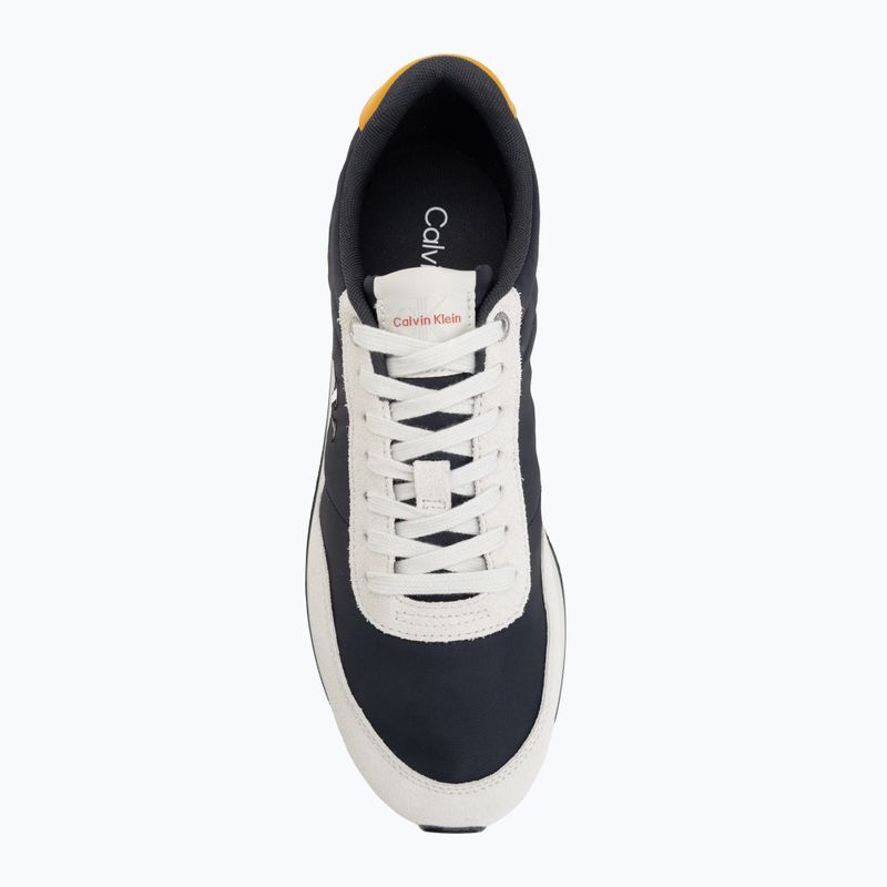 Мъжки обувки Calvin Klein YM0YM01361 Retro Runner Ess Mix Mat vaporous white/casual bluee/cooling 5