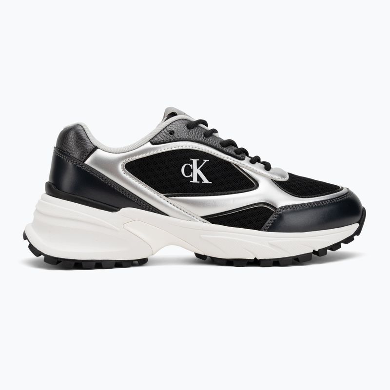 Дамски обувки Calvin Klein YW0YW02063 Hike Runner Lace Up Mesh Mix black/silver 2
