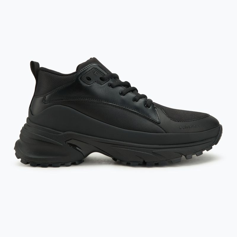 Мъжки обувки Calvin Klein YM0YM01418 Hike Runner Mid Laceup Tech Mix triple black 2