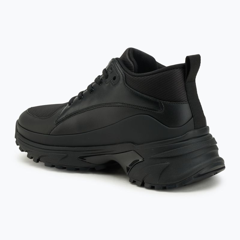 Мъжки обувки Calvin Klein YM0YM01418 Hike Runner Mid Laceup Tech Mix triple black 3