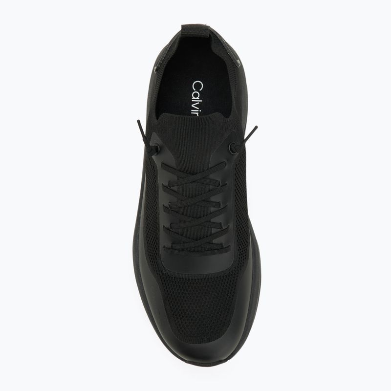 Мъжки обувки Calvin Klein YM0YM01457 Chunky Runner Lace Up Sock Knit triple black 5