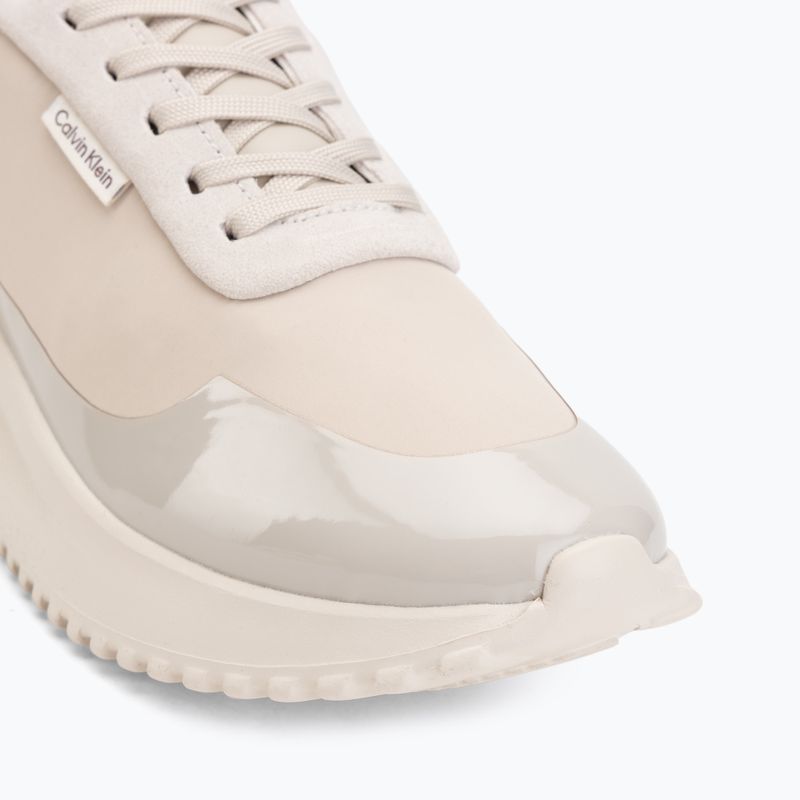 Дамски обувки Calvin Klein YW0YW02016 Eva Runner Lace Up Mat Mix 0GN stony beige/turtle dove/silver 7