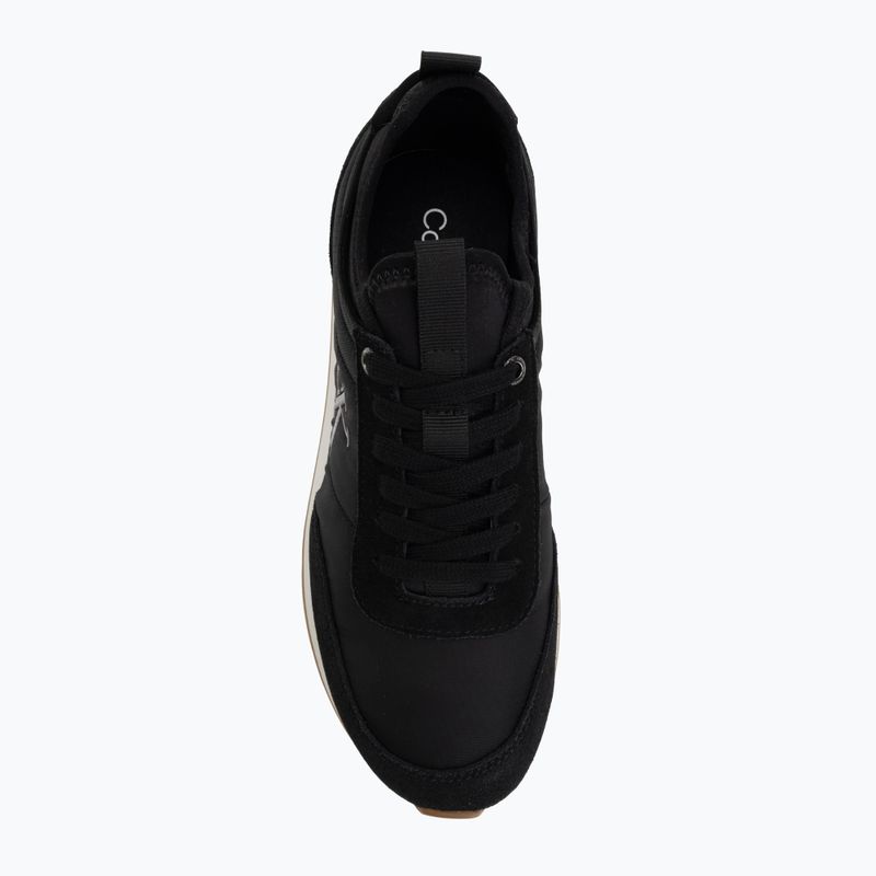 Дамски обувки Calvin Klein YW0YW02060 Retro Runner Sock Laceup Mix Mat black/gyn metal/gum 5