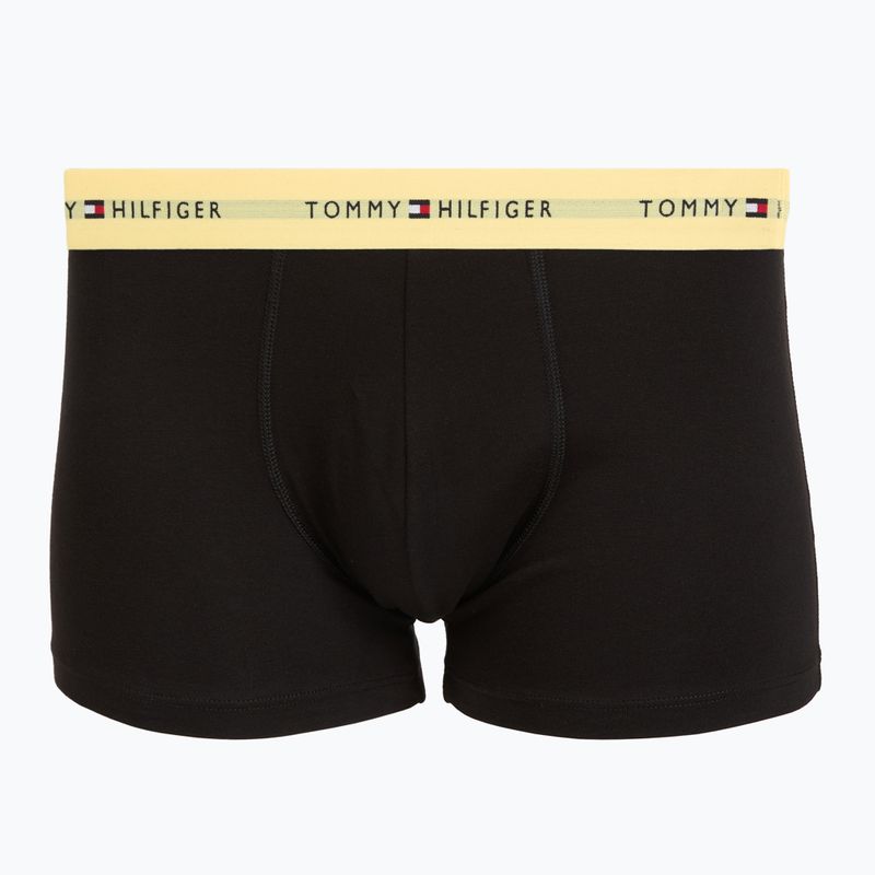 Мъжки боксерки Tommy Hilfiger Trunk WB 3 pairs black/citronella/woodridge 2