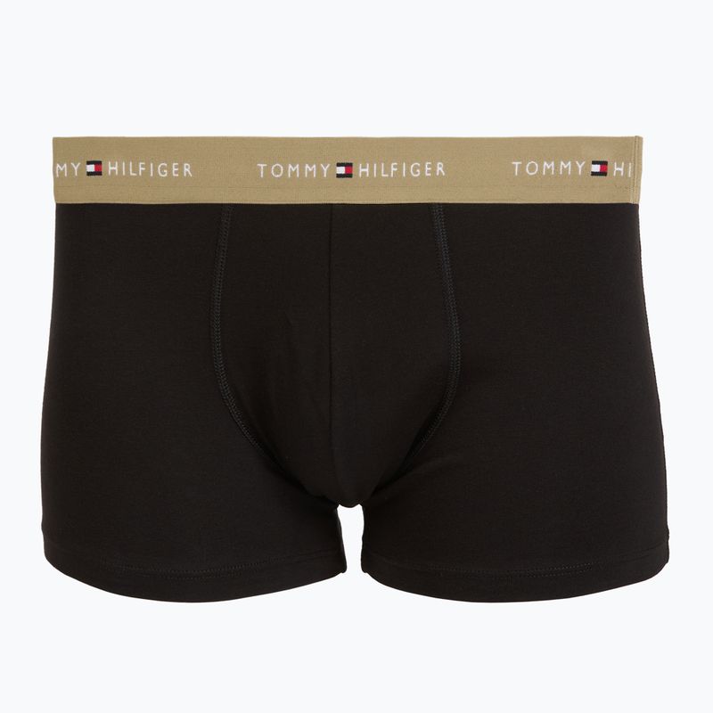 Мъжки боксерки Tommy Hilfiger Trunk WB 3 pairs black/citronella/woodridge 3