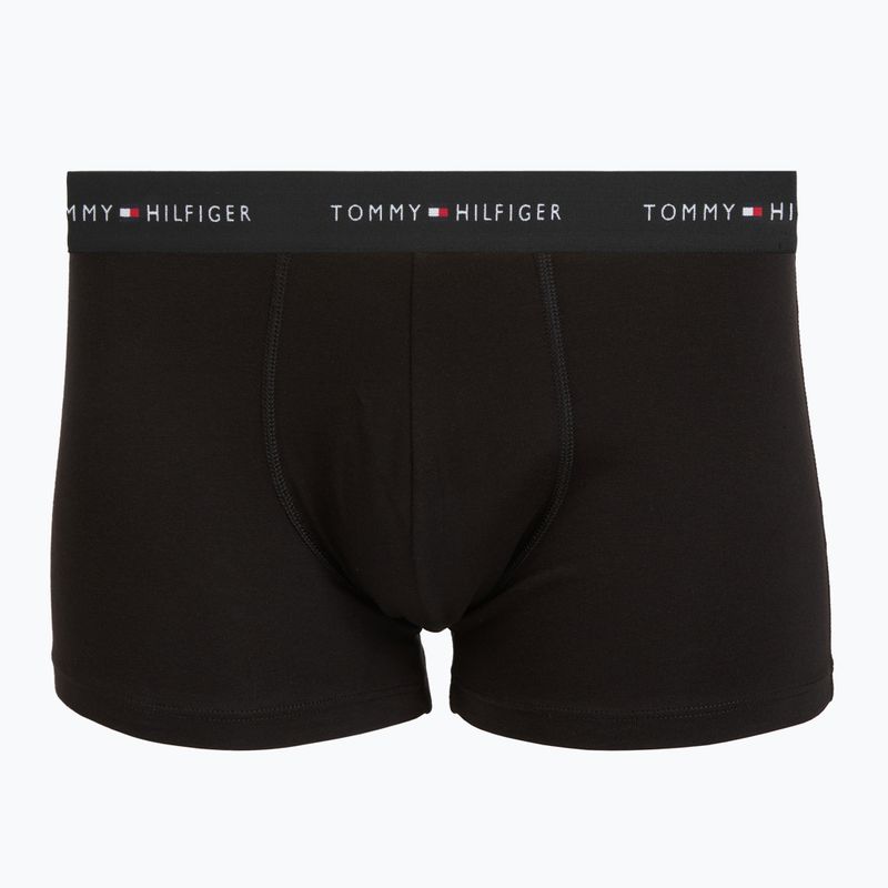 Мъжки боксерки Tommy Hilfiger Trunk WB 3 pairs black/citronella/woodridge 4