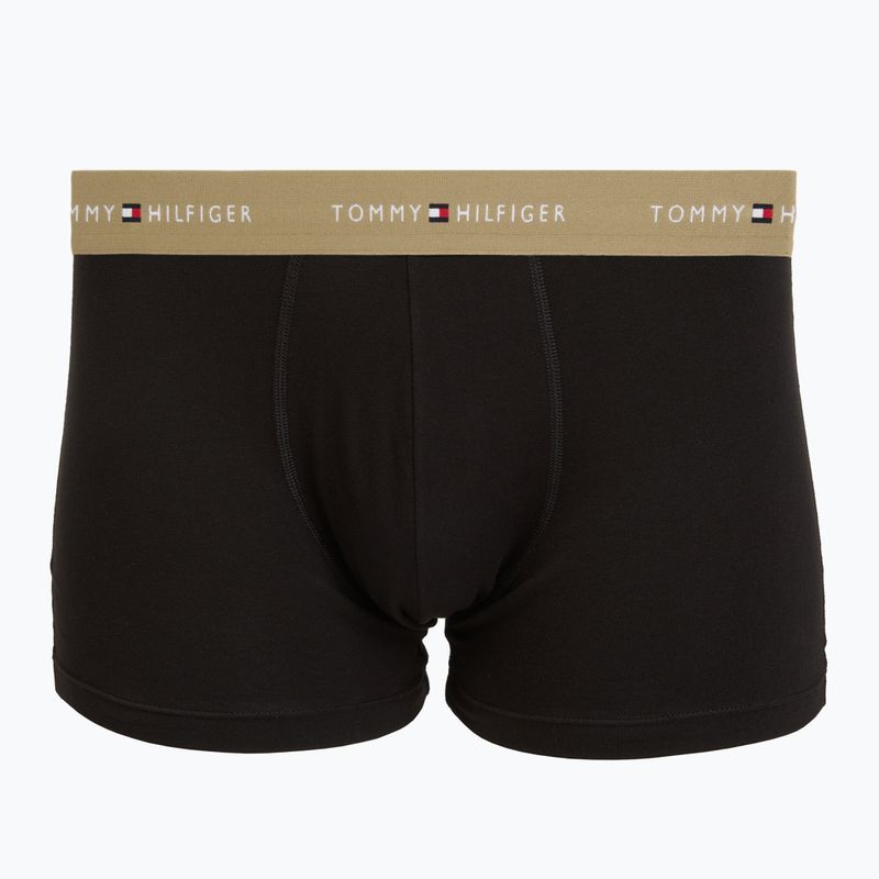 Мъжки боксерки Tommy Hilfiger Trunk WB 3 pairs army green/wdg blue/ptch blue 2