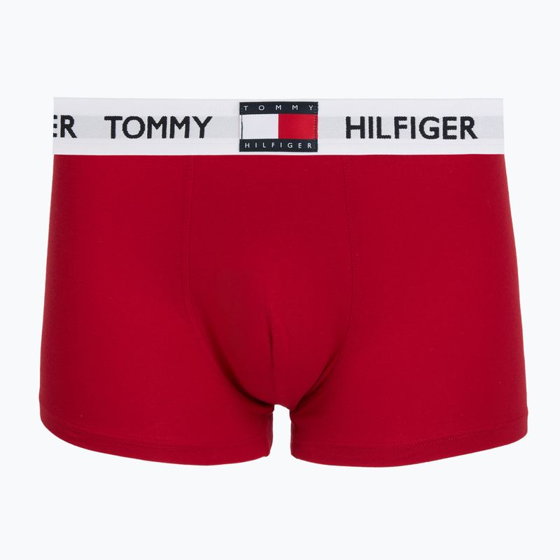 Мъжки боксерки Tommy Hilfiger Trunk medium red/white/navy blue 3