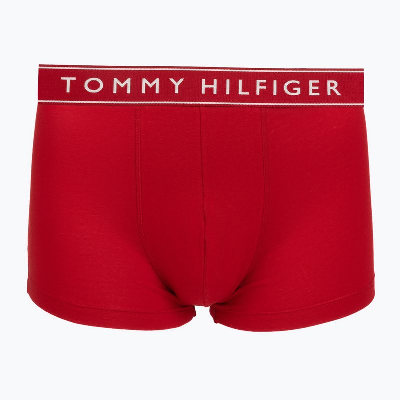 Мъжки боксерки Tommy Hilfiger Trunk Dtm white/medium red/navy blue 3