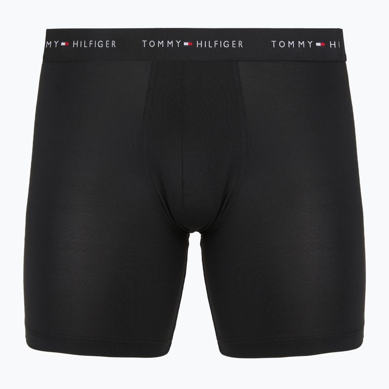 Мъжки боксерки Tommy Hilfiger Micro Long 3 pack black/black/black 2