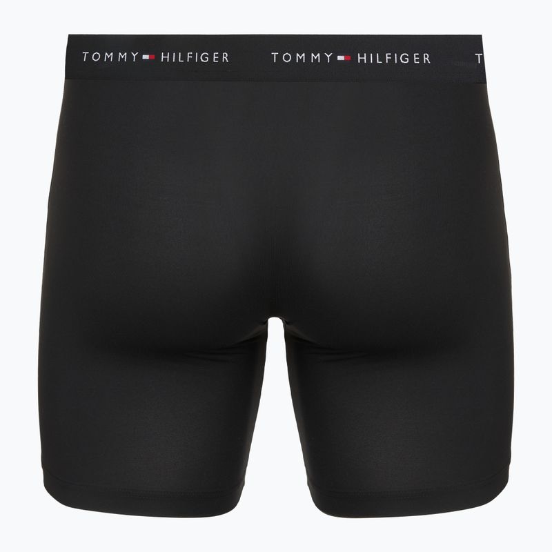 Мъжки боксерки Tommy Hilfiger Micro Long 3 pack black/black/black 3