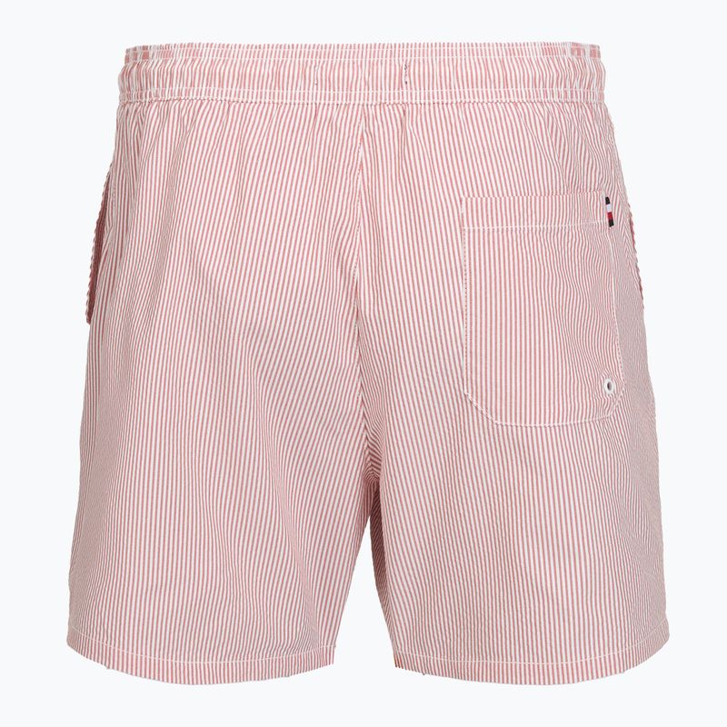Мъжки плажни шорти Tommy Hilfiger Medium Drawstring Ithaca terra red/ecru ithaca 2