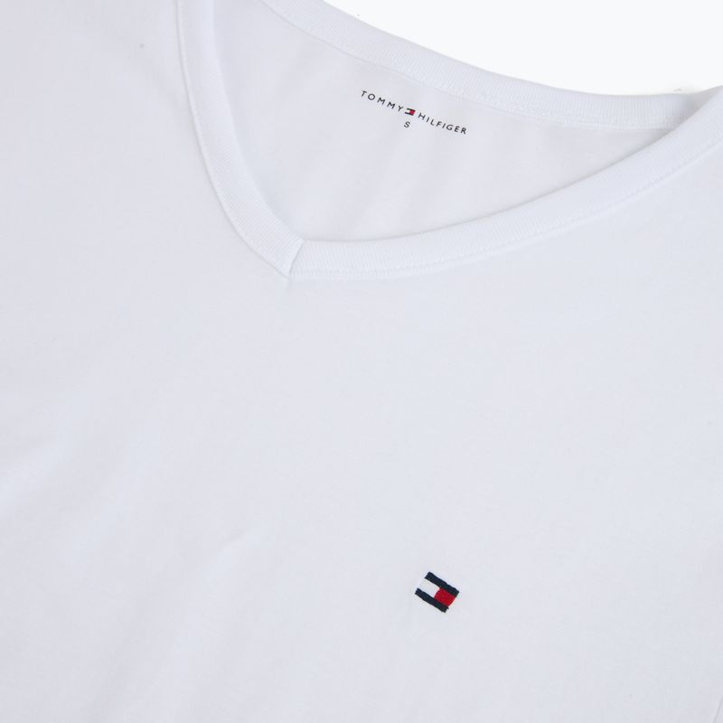 Мъжка тениска Tommy Hilfiger Cotton V-Neck white/white/white 4