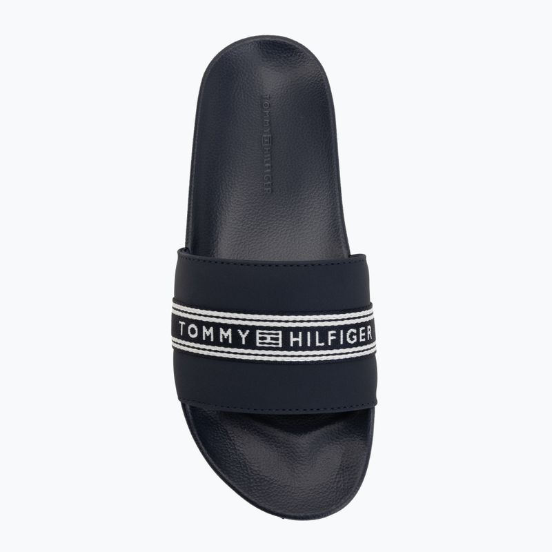 Дамски чехли Tommy Hilfiger Webbing Pool space blue 5