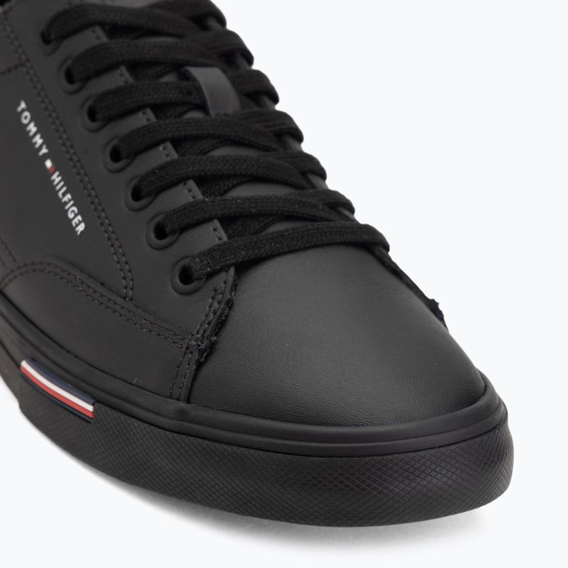Мъжки кецове Tommy Hilfiger Vulc Core RBW Long Lace Leather black 7