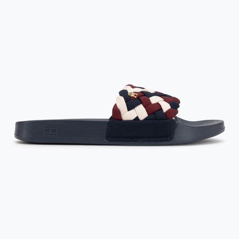 Дамски чехли Tommy Hilfiger Braided Pool rwb 2