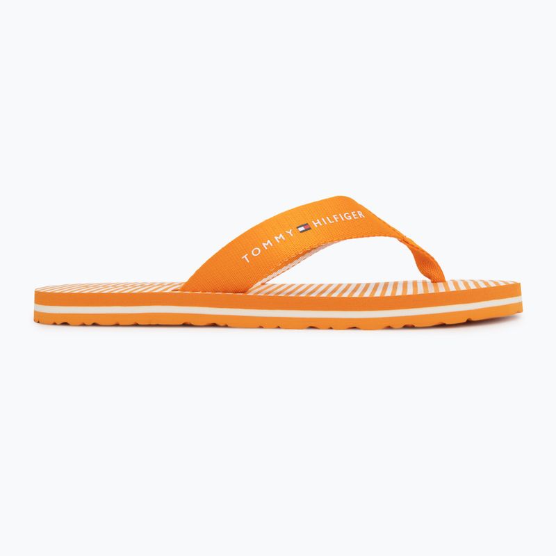 Дамски джапанки Tommy Hilfiger Ithaca Stripe Summer orange hype 2