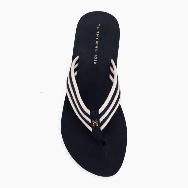 Дамски джапанки Tommy Hilfiger Stripe Summer space blue 5