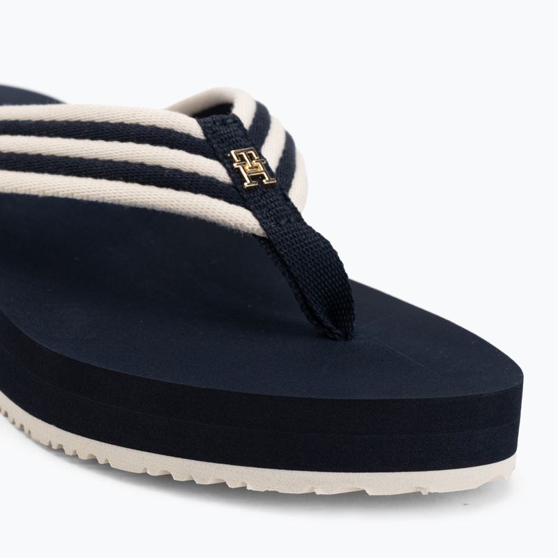 Дамски джапанки Tommy Hilfiger Stripe Summer space blue 7