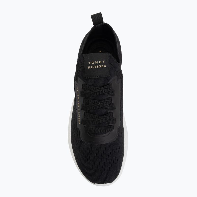 Дамски обувки Tommy Hilfiger Knit Extralight Runner black 5