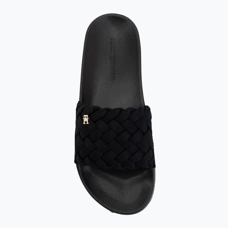 Дамски чехли Tommy Hilfiger Braided Pool black 5