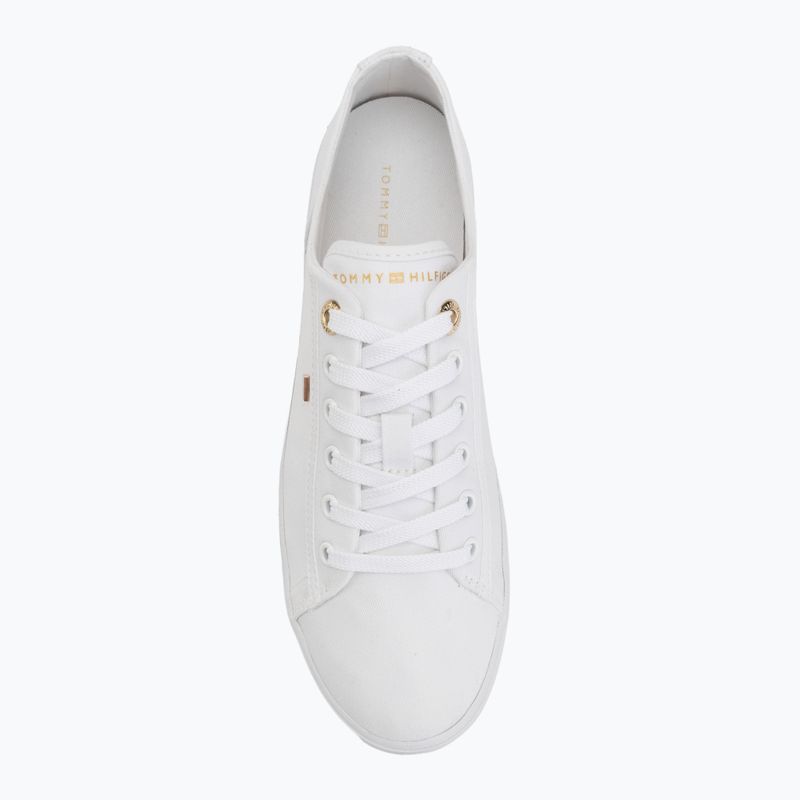Дамски кецове Tommy Hilfiger Foxing Sneaker Canvas white 5