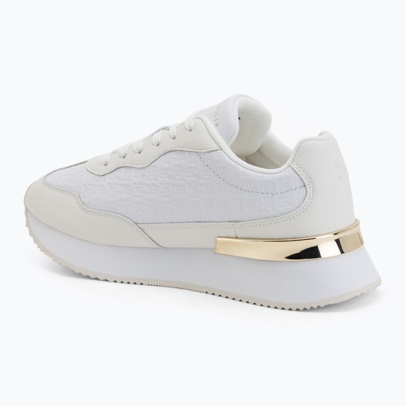Дамски обувки Tommy Hilfiger Chic Monogram Runner white/ecru 3