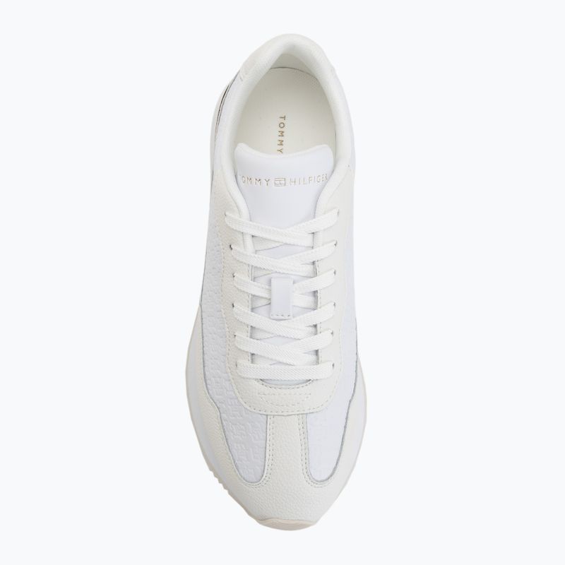 Дамски обувки Tommy Hilfiger Chic Monogram Runner white/ecru 5